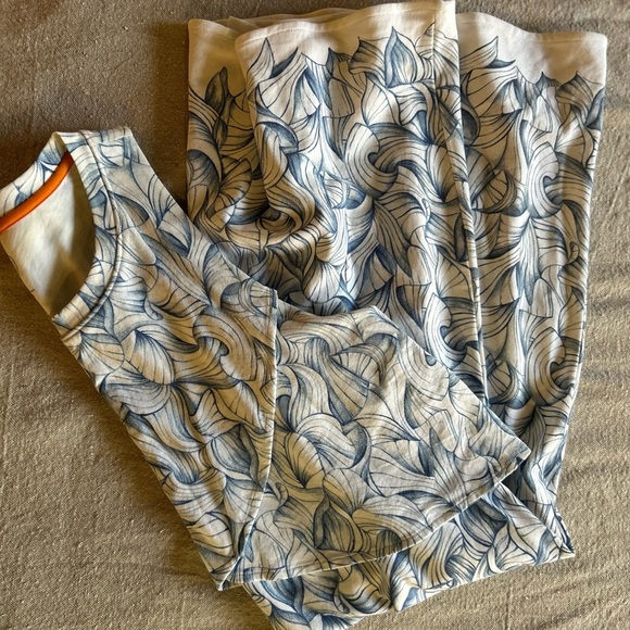 Tory Burch Kaley White Ellora Pima Cotton Popover Faux Layered Dress Medium - Picture 11 of 15